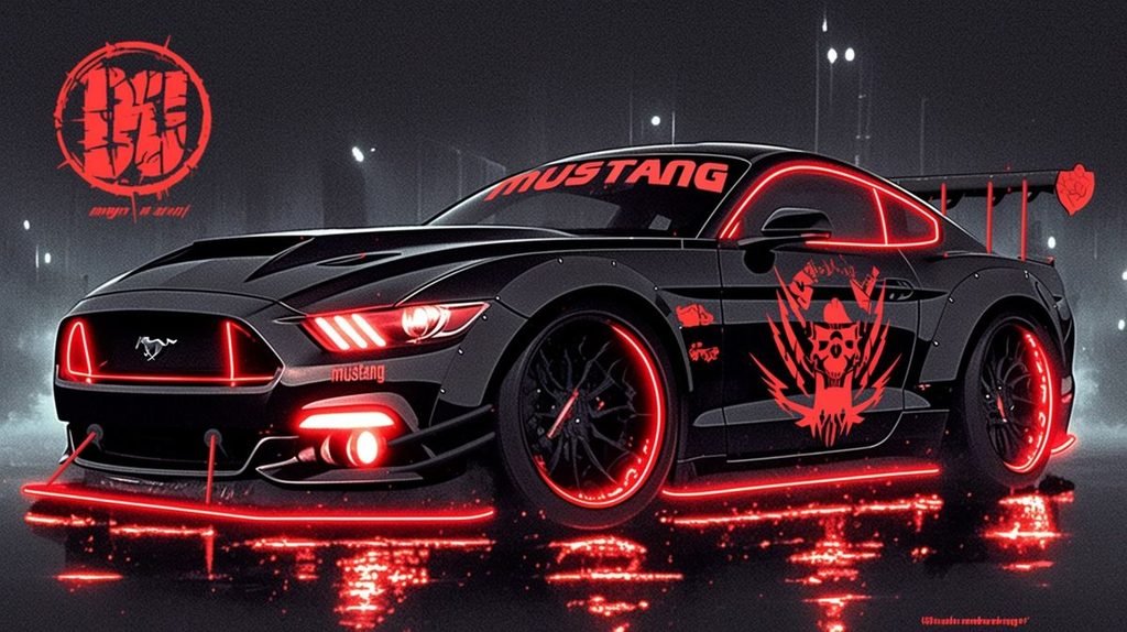 Mustang sports car 