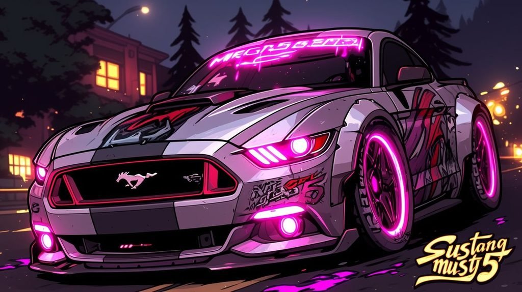 Modified Ford Mustang