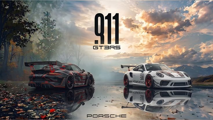 Porsche 911 GT3 RS sports cars