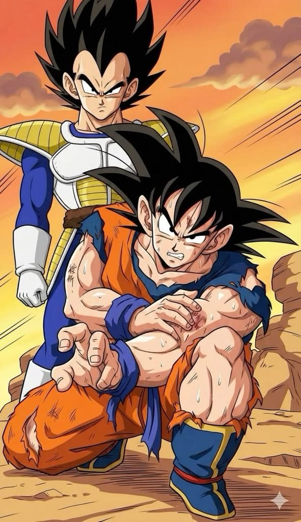 Vegeta & Son Goku