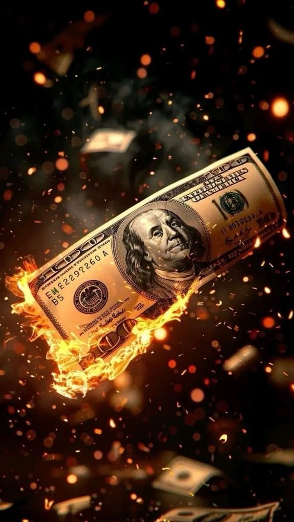 US 100-Dollar Bill Featuring Benjamin Franklin