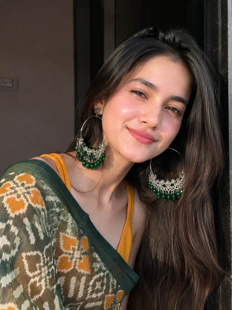 Green & Gold Grace – Traditional Saree Elegance ✨💚💛
