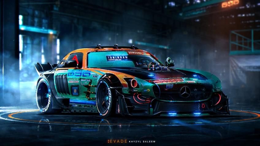 Mercedes Benz Sls Amg Car