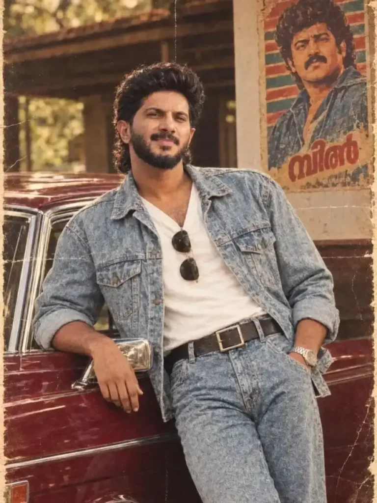 A vintage 1980s retro-style