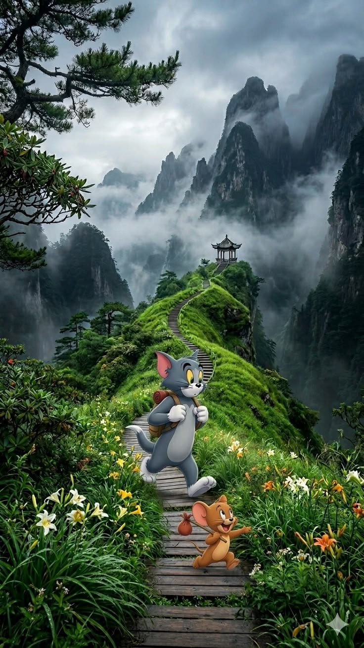 🐱🐭 Tom & Jerry’S Epic Mountain Chase!