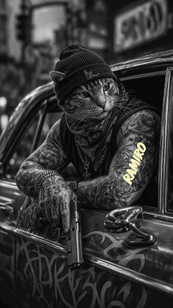 Cat’s Head On A Muscular