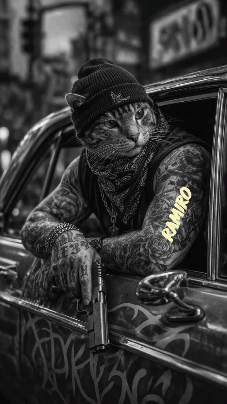 Cat’s Head On A Muscular