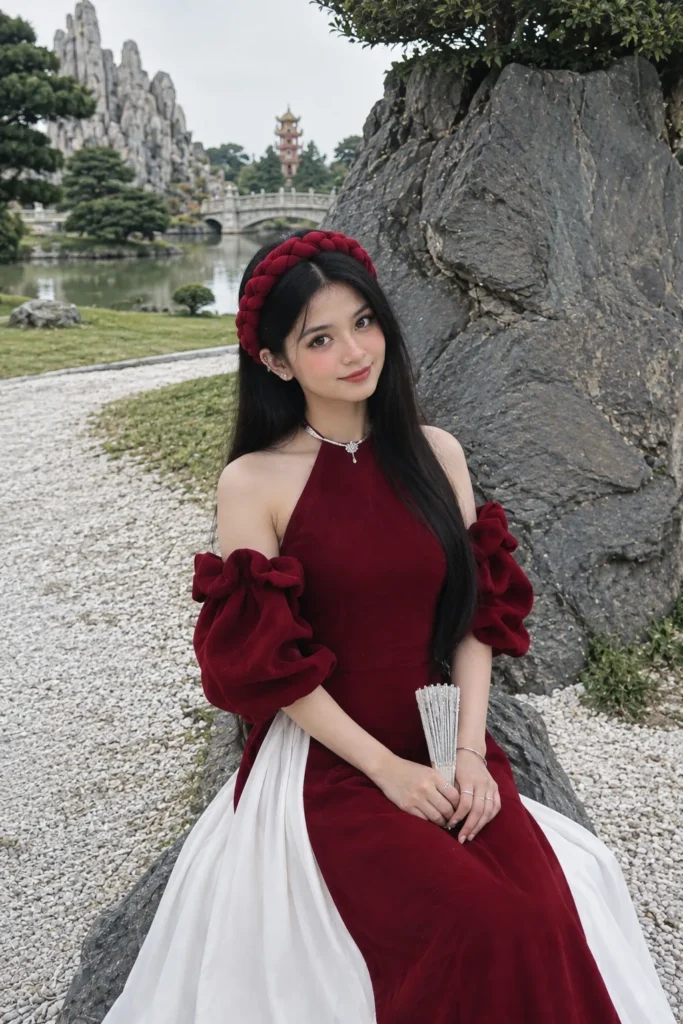 Crimson elegance 🌹✨
