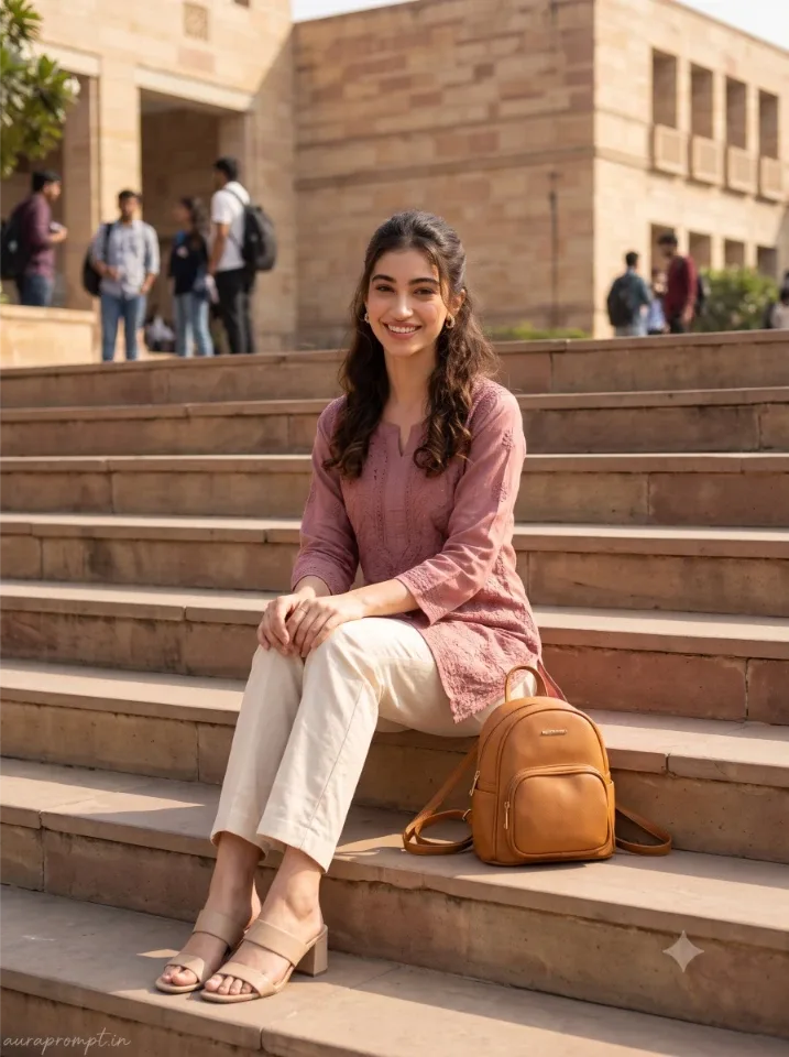College Girl Photo Promp