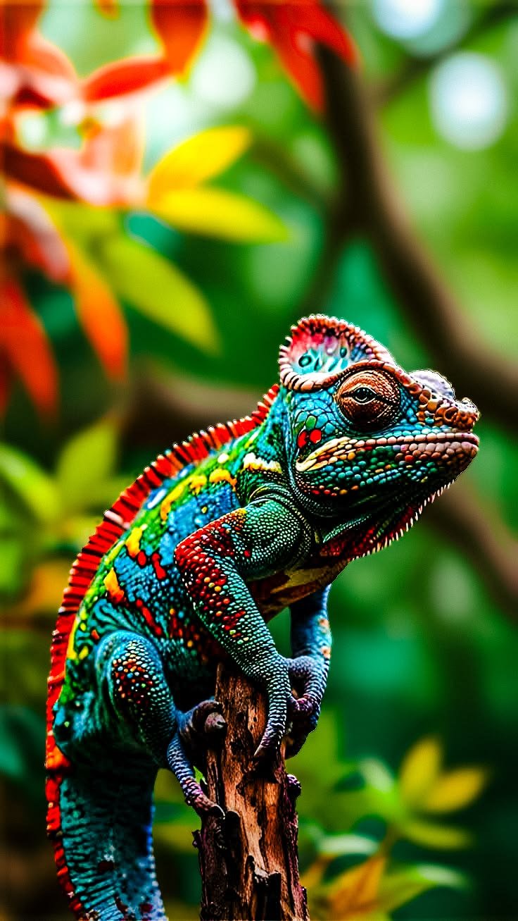 Panther Chameleon (Furcifer Pardalis),