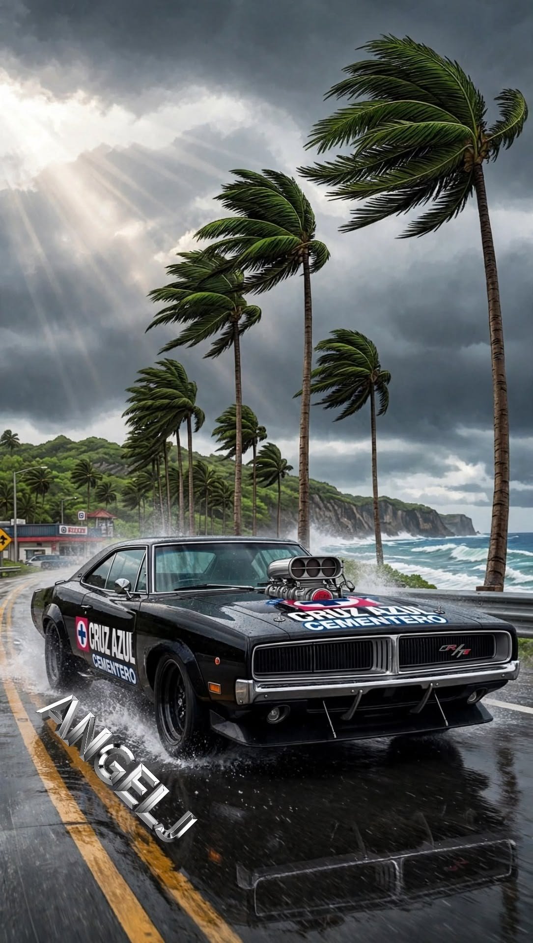 Car Resembling A Classic 1970 Dodge Charger