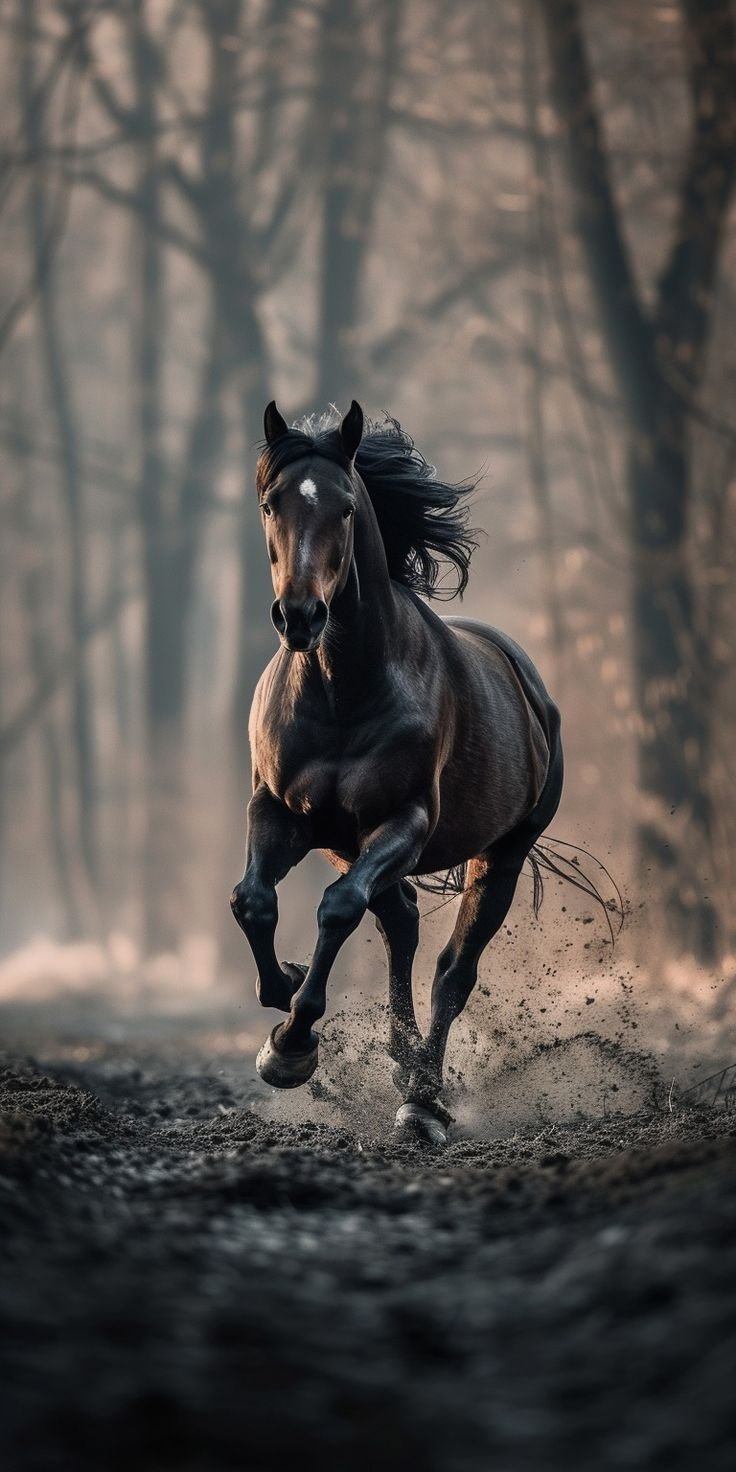 Dark-Coated Horse