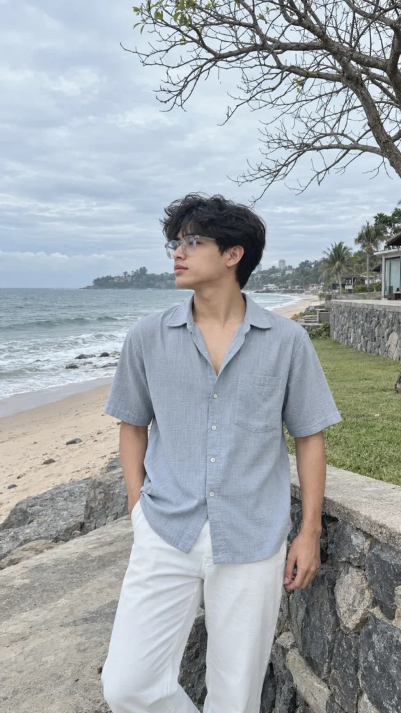 BOYS Cute Beach Photo Prompt