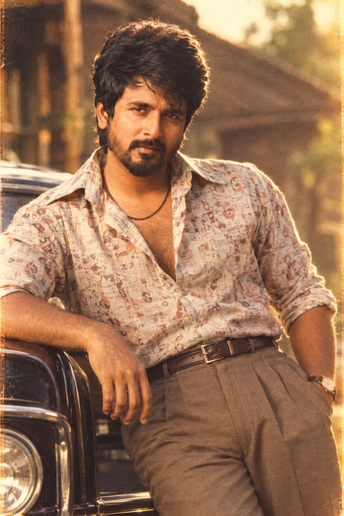 🔥 Vintage Cinema Hero — 80s Golden Hour