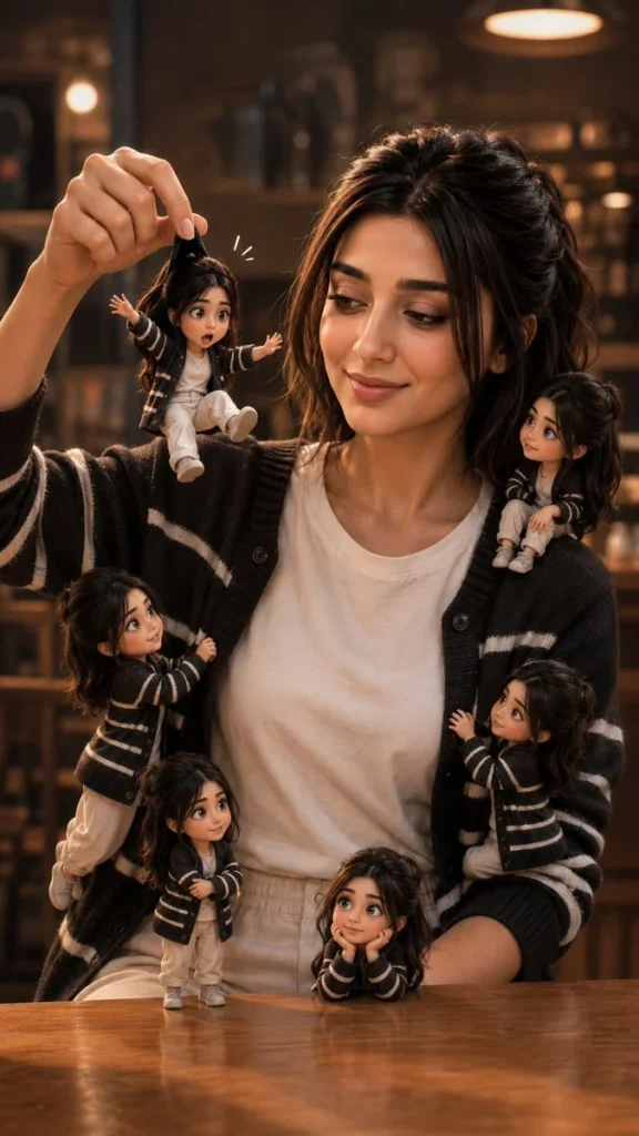 Cinematic 3D Mini-Me Scene