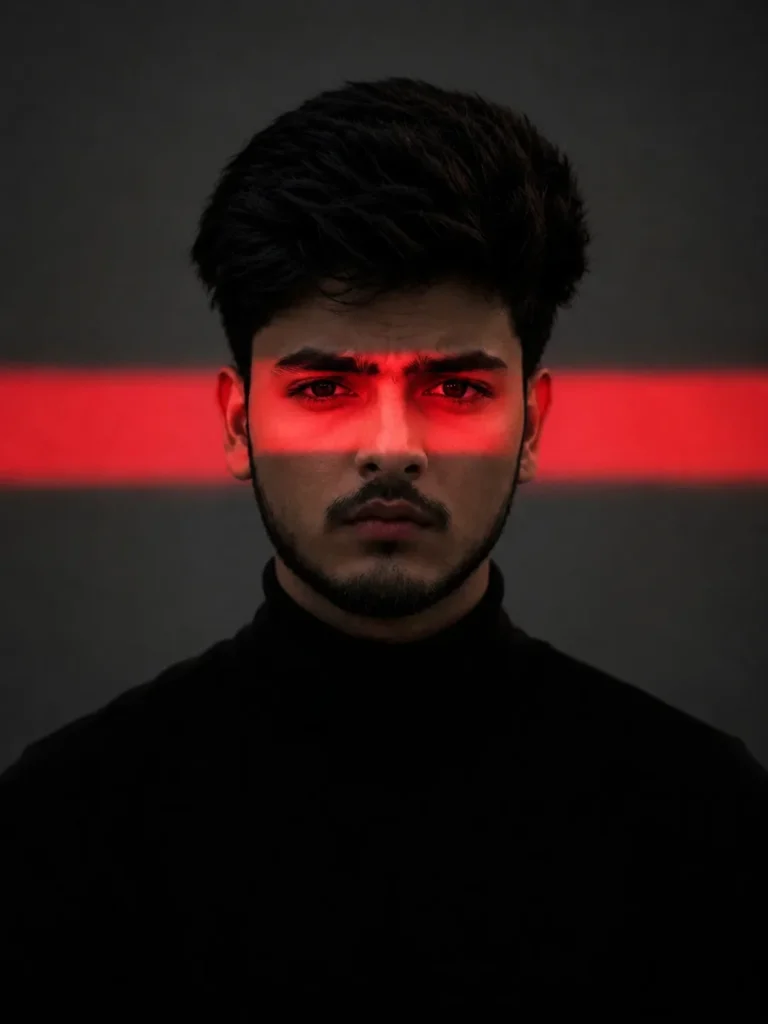 Cinematic Portrait Young Man