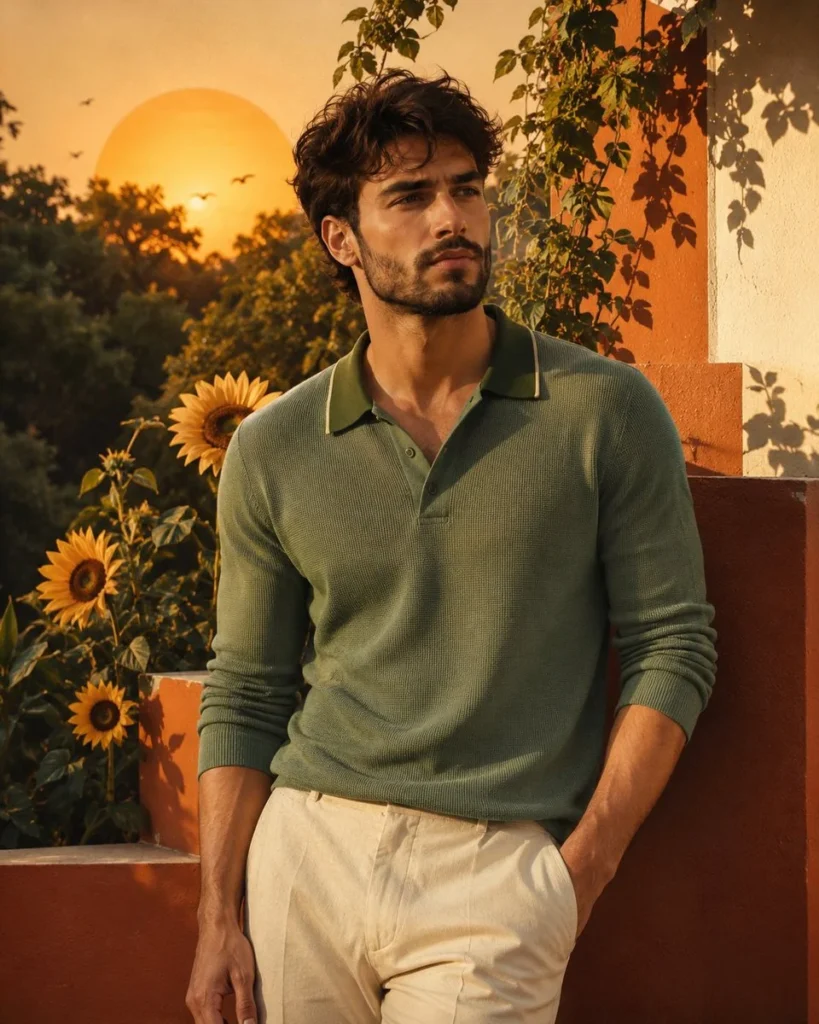 Fashion Portrait of Young Man