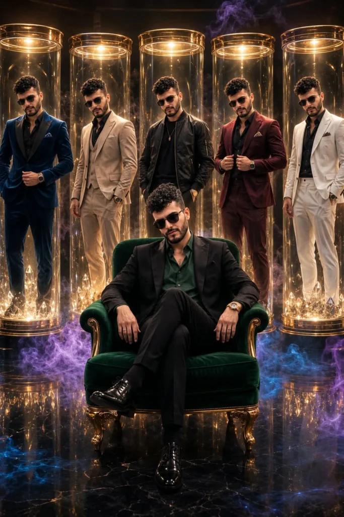 Man Clones in Crystal Capsules