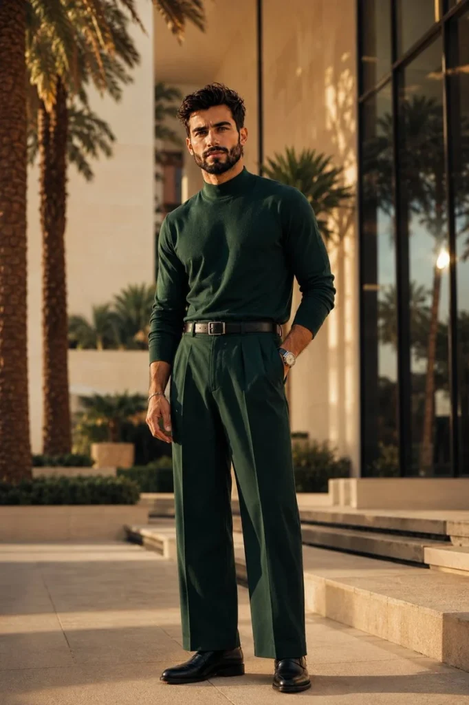 Masculine Luxury Fashion Portrait