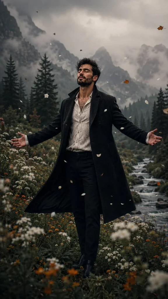 Mysterious Botanical Garden Portrait