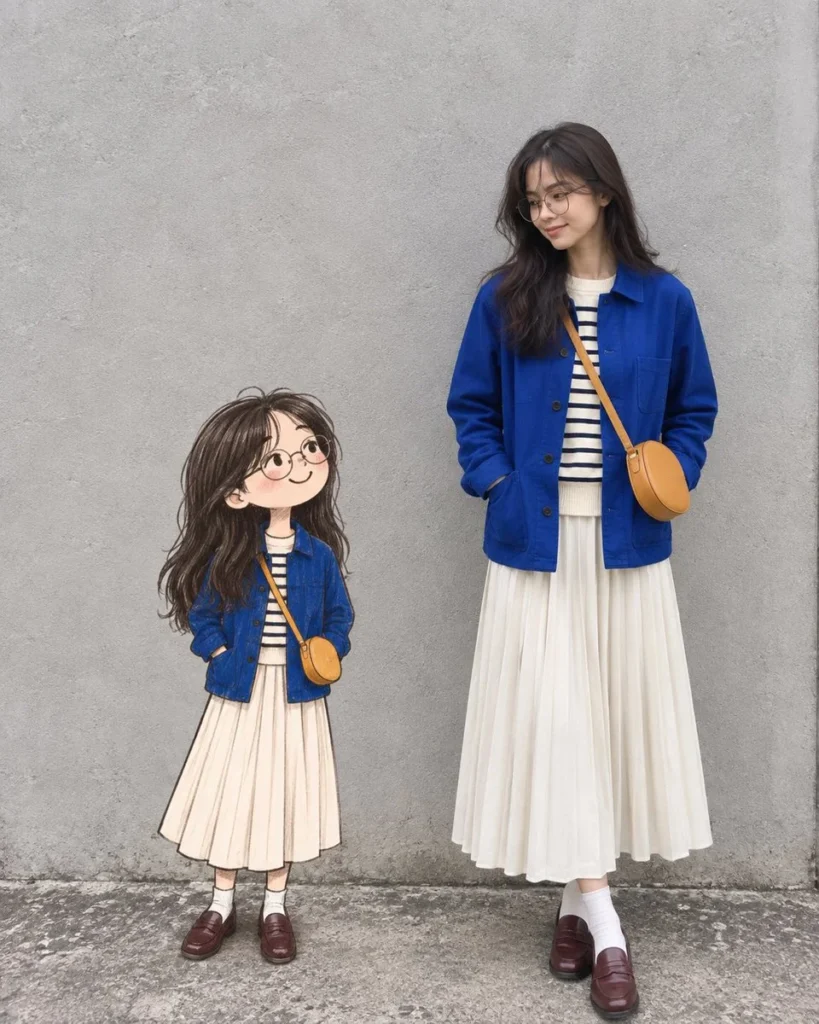 Photo to Illustrated Twin