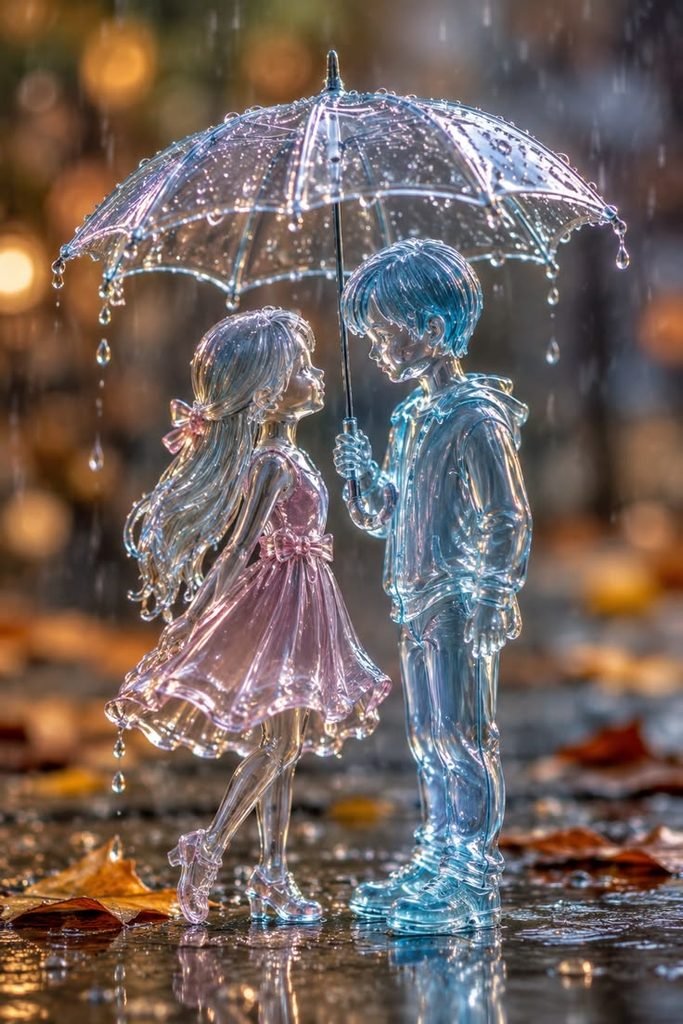 Rainy Glass Love
