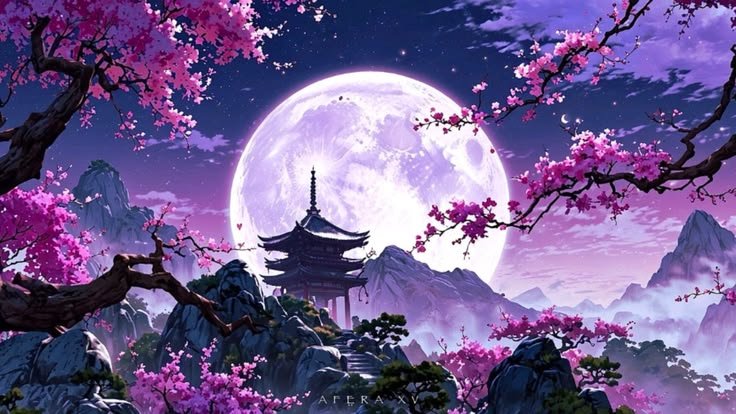 Moonlit Sakura