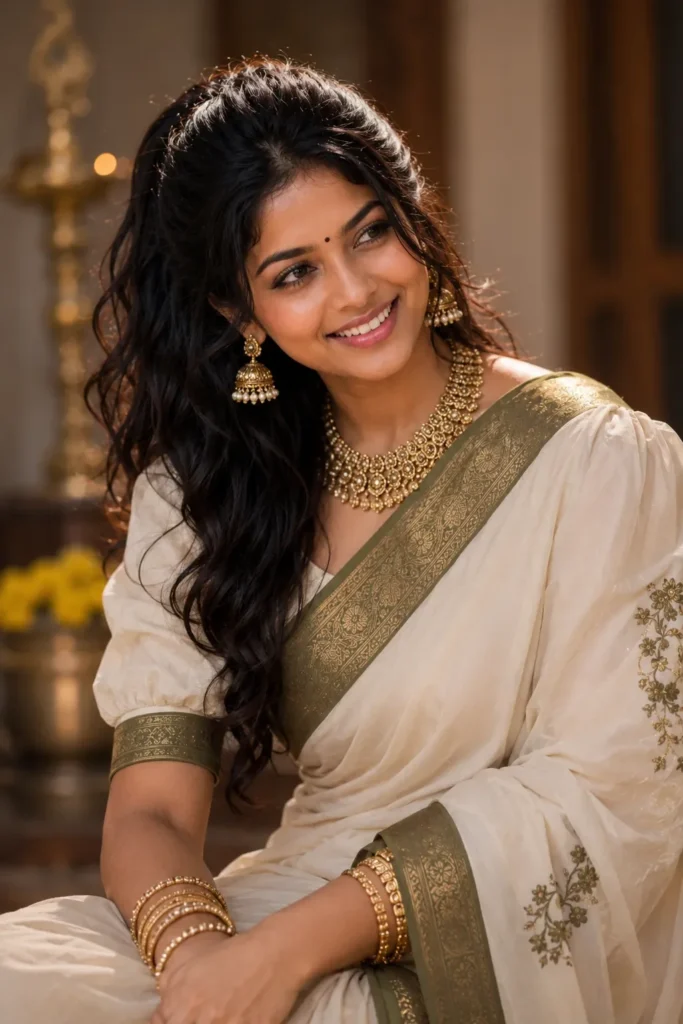 Saree Portrait Fashion Photo