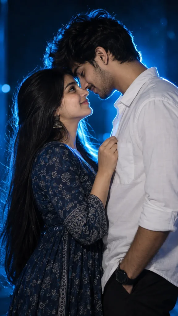 Ultra realistic cinematic couple portrait