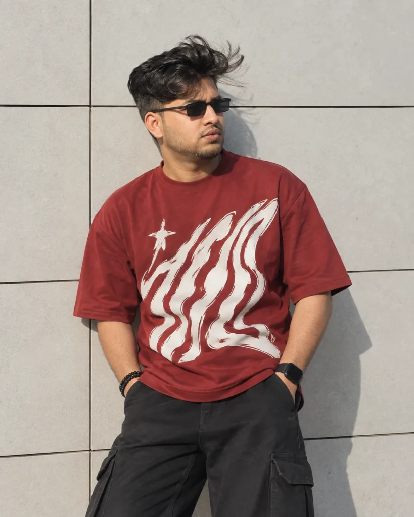 Urban Red Streetwear Portrait