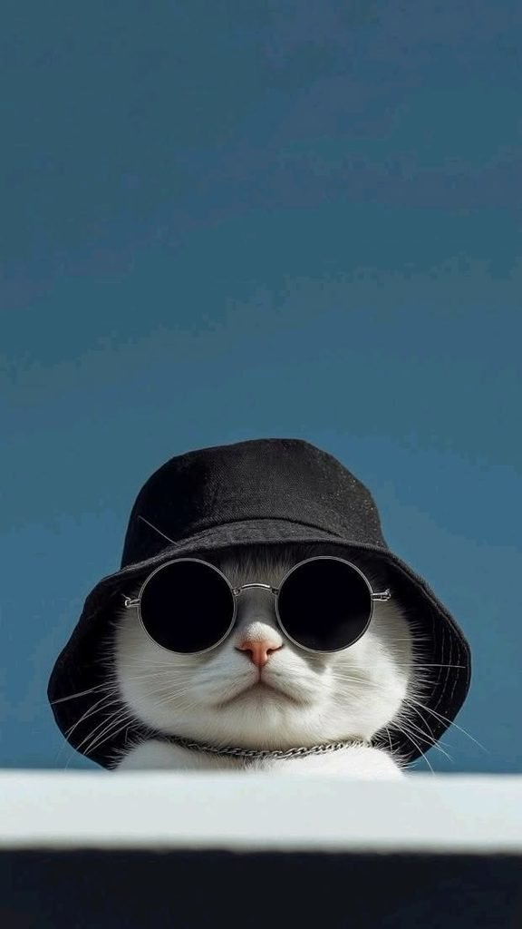 🐱 Cool Cat Energy: Stylish Black Cat Aesthetic