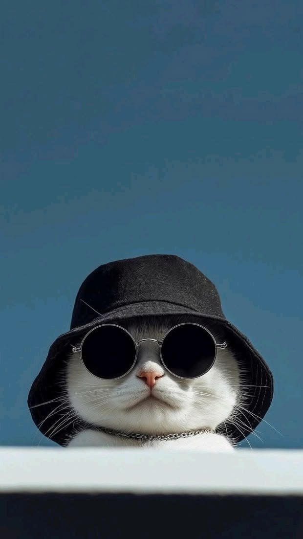🐱 Cool Cat Energy: Stylish Black Cat Aesthetic