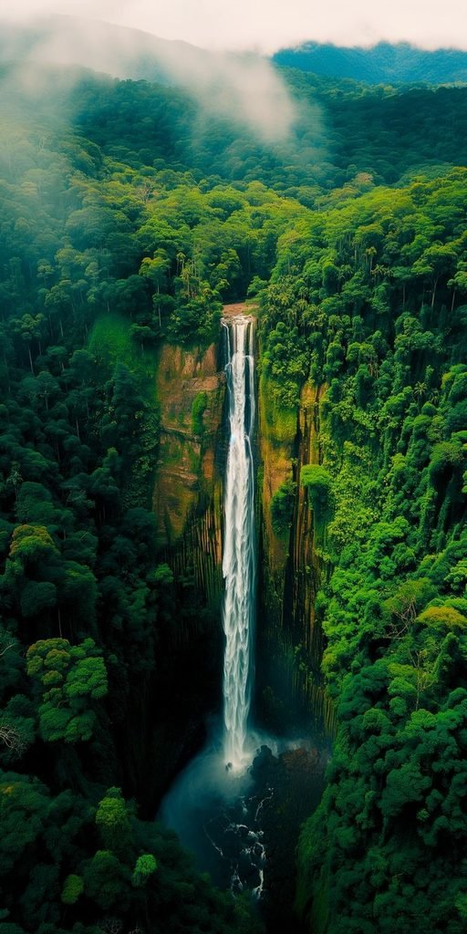 💧 Waterfall in the Tropical Forest