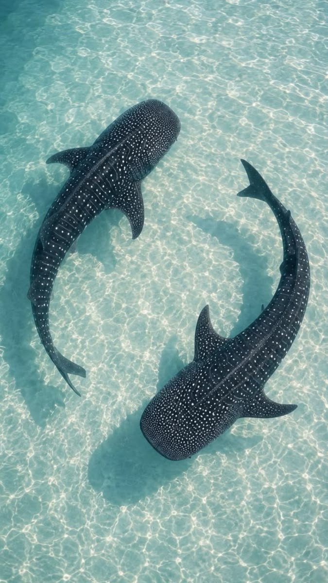 Graceful Giants of the Blue 🦈🌊