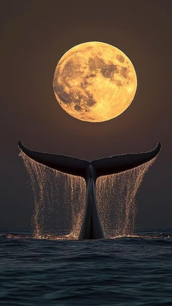 Moonlit Whale Symphony 🌕🐋