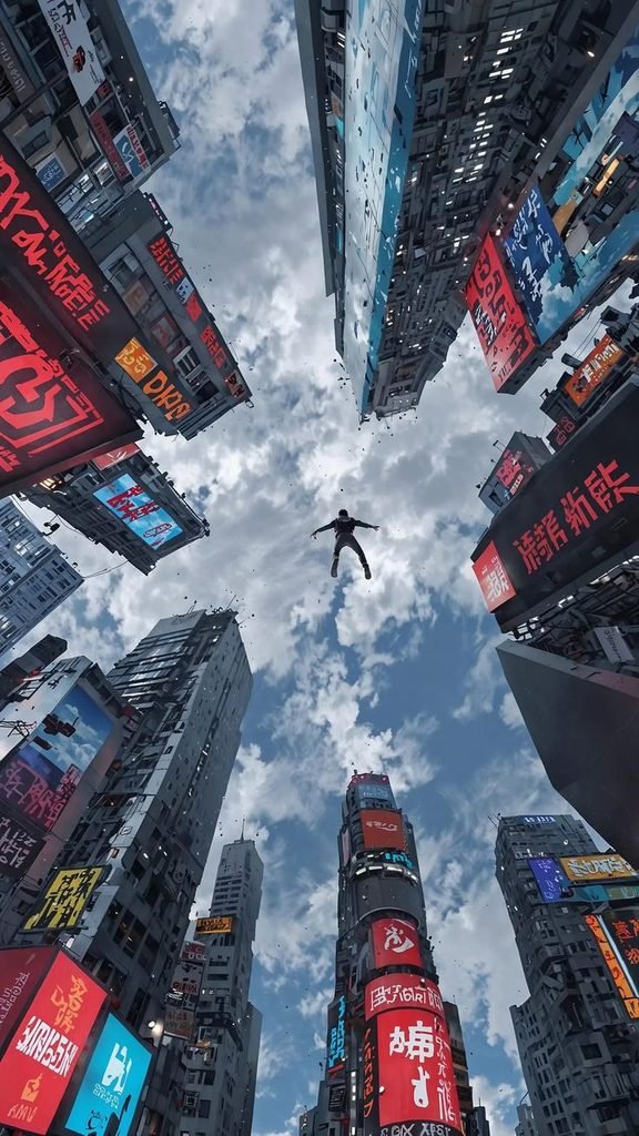 Futuristic City Anime Wallpaper: Stunning Cyberpunk Urban Aesthetic