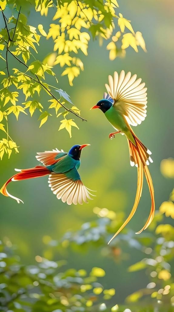 🐦 Graceful Birds in Flight