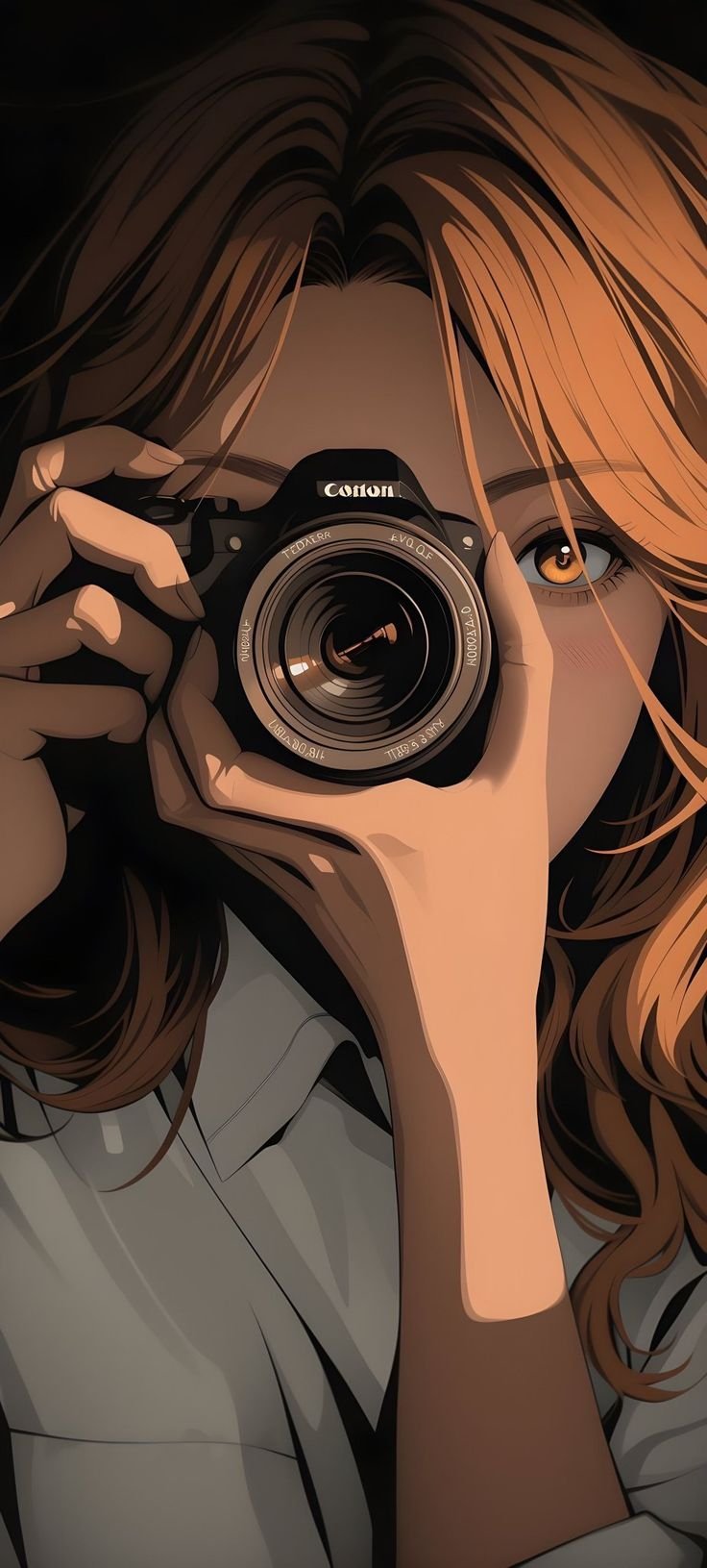 Anime Girl Photography Wallpaper: Stunning Camera & Aesthetic Art
