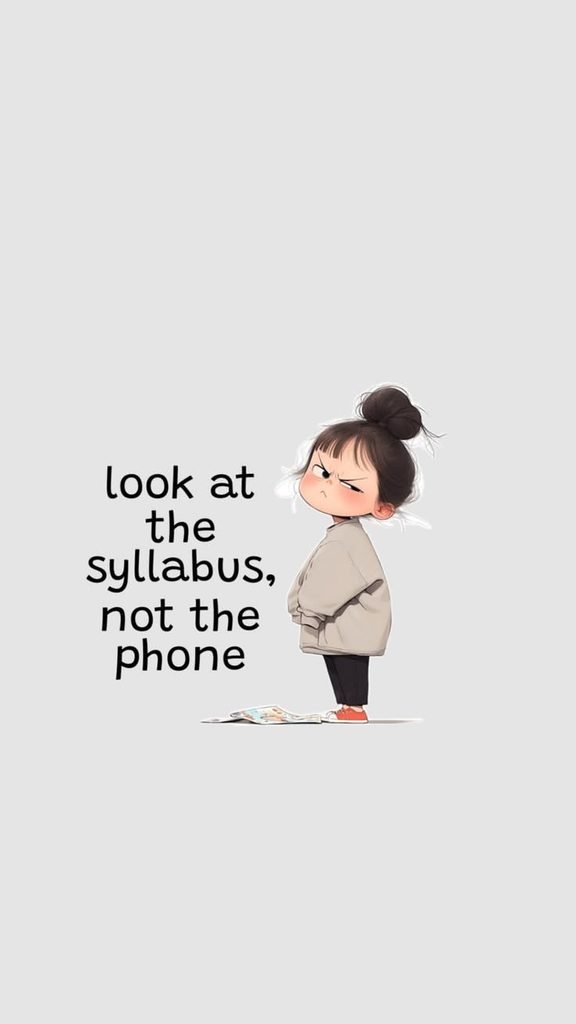 Look at the Syllabus, Not the Phone 📚📱