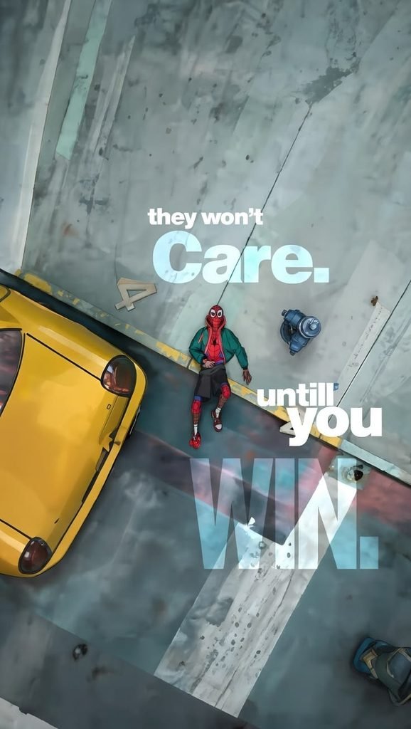 They Won’t Care Until You Win: Powerful Motivation Wallpaper for Dreamers