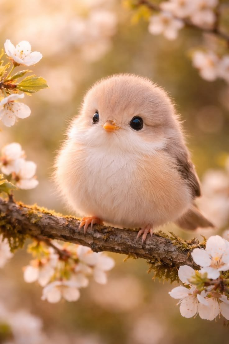 🐦 A Tiny Bird in Bloom