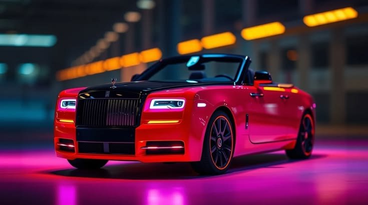 Open-Top Luxury Rolls-Royce