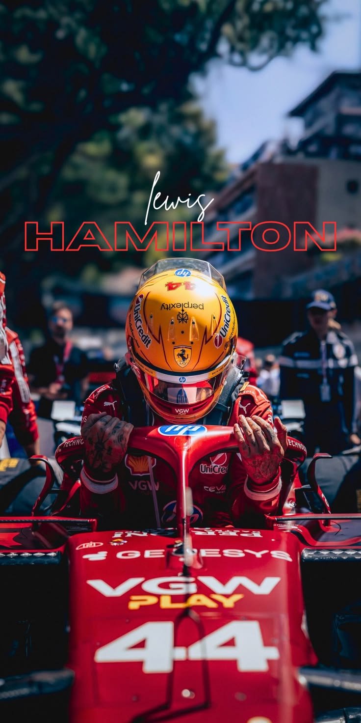 Ferrari F1 1 driver Lewis Hamilton
