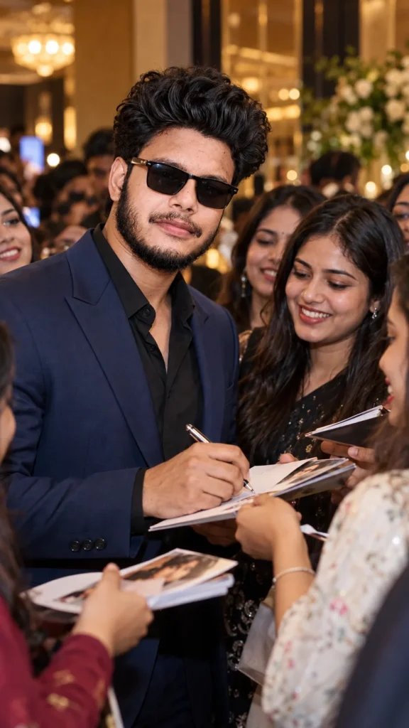 ✨ THE STAR AMONG FANS 👑 📸 A Moment of Fame, Elegance & Admiration 💫