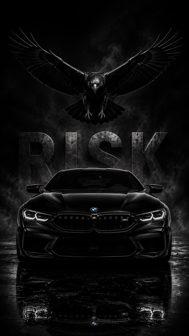 Black BMW M5 
