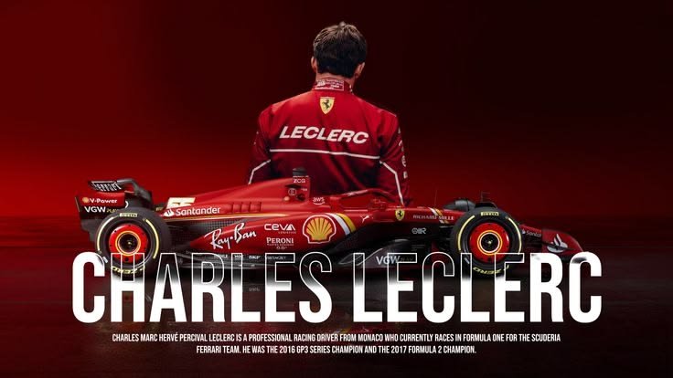 Charles Leclerc Ferrari SF-24 Formula 1 Car
