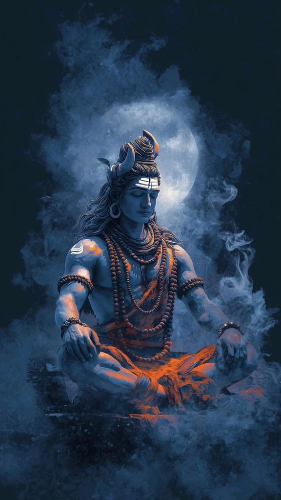 Depicting Lord Shiva