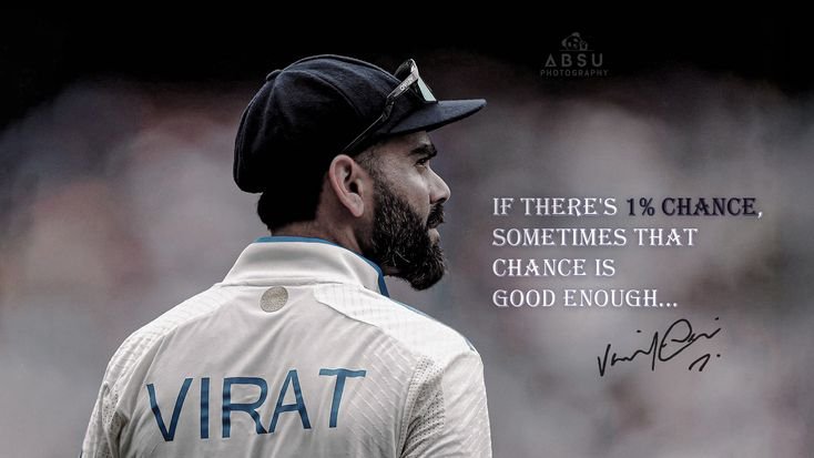 Indian Cricketer Virat Kohli
