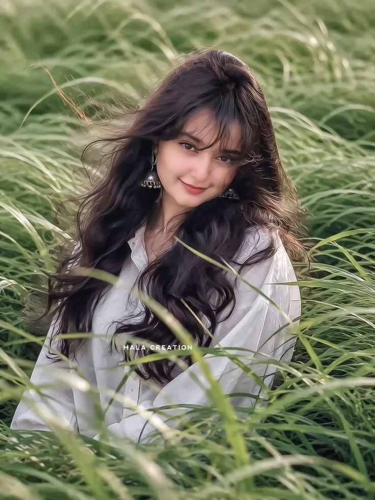 Dreamy Girl in the Green Fields 🌿✨ | Natural Beauty Aesthetic