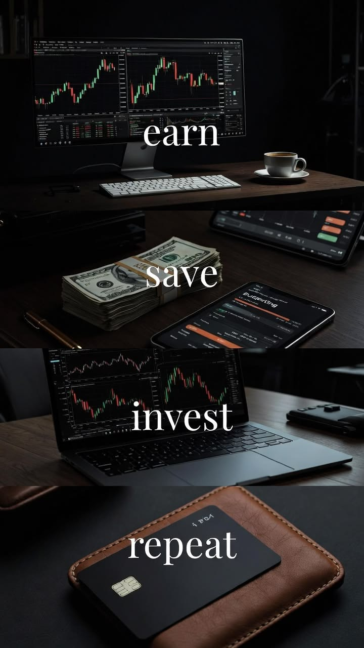 Trading Motivation: Earn. Save. Invest. Repeat. 💰